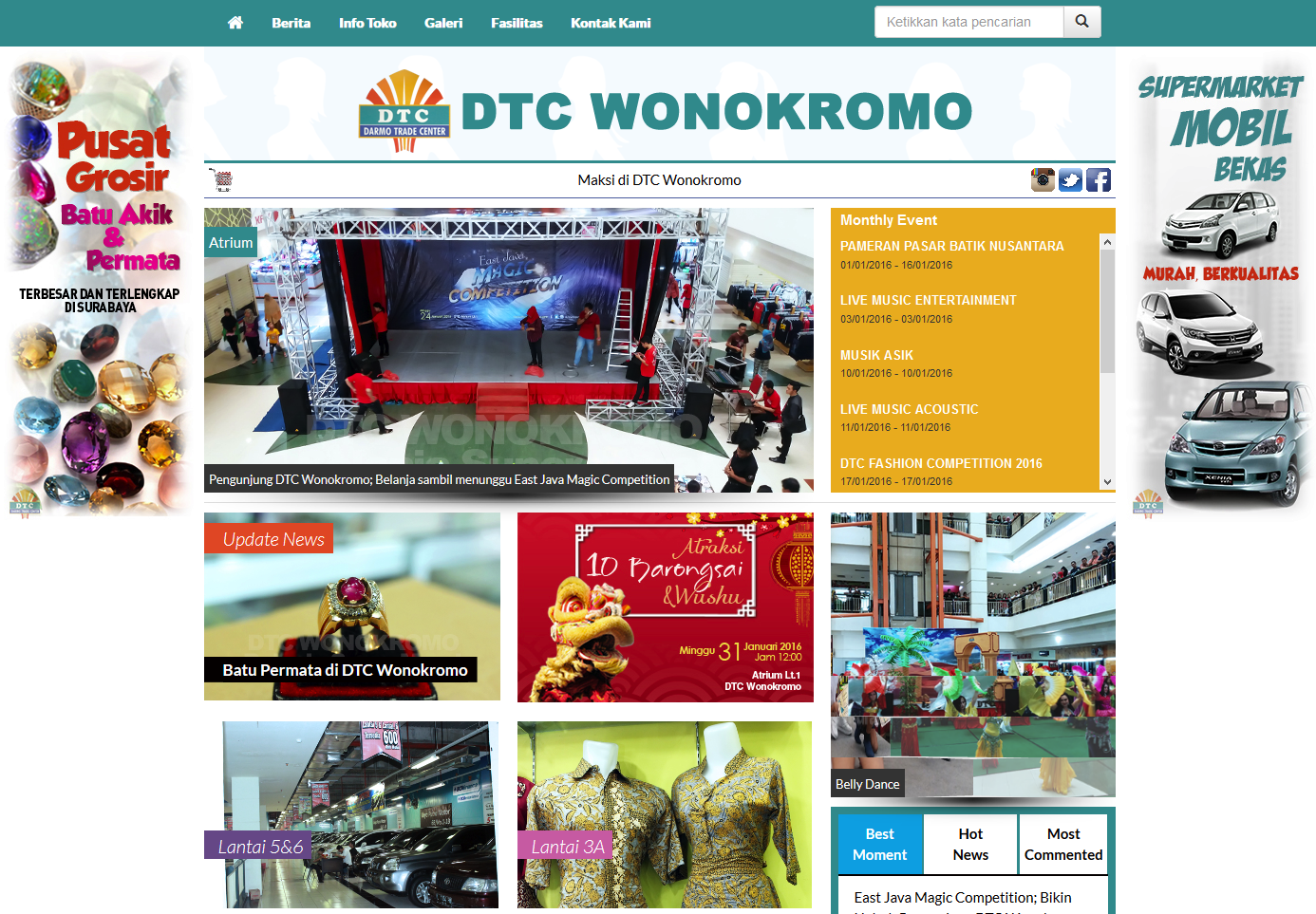 Project Aksisoft : dtcwonokromo.com